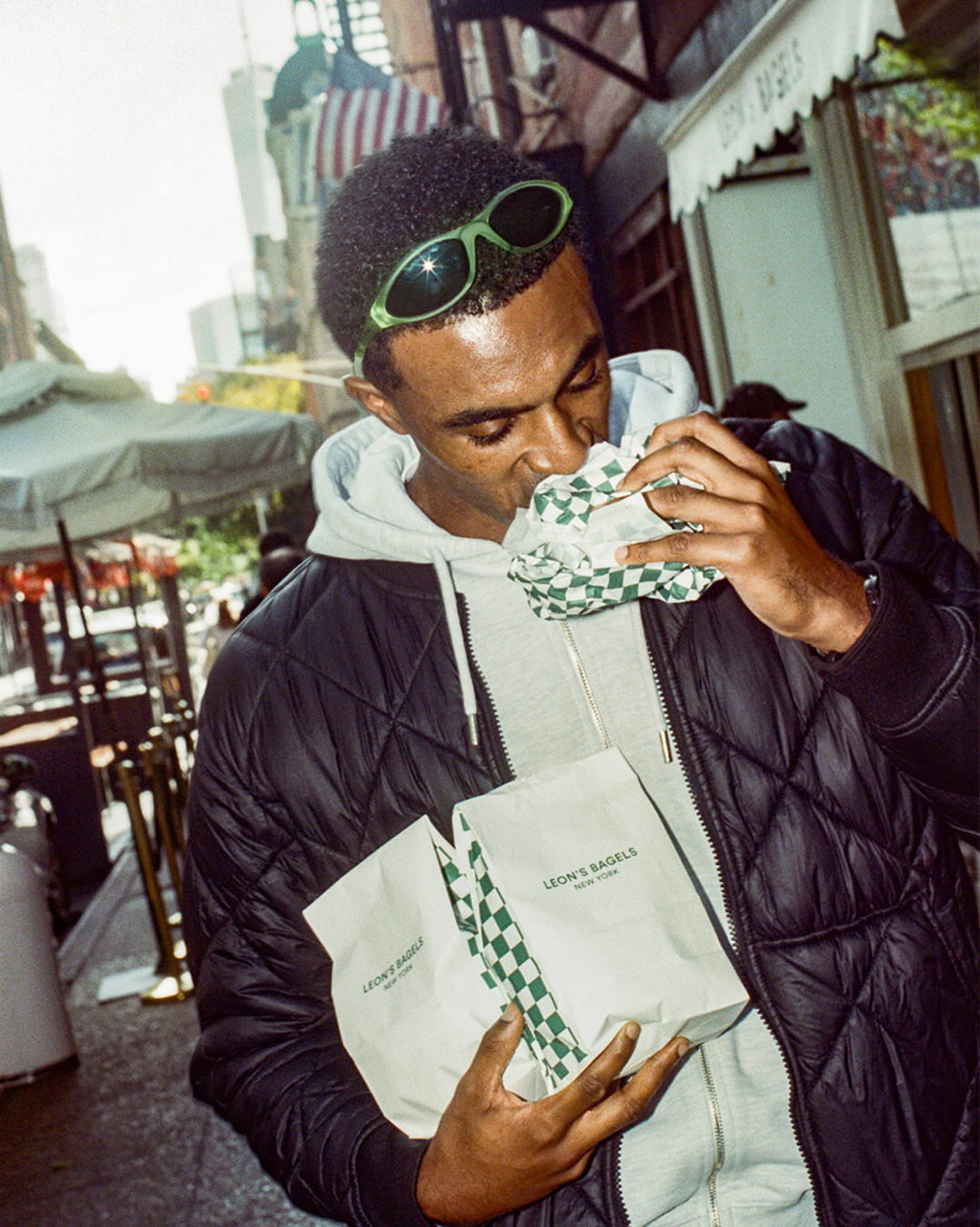 AIM Sunnies x Leon's Bagels